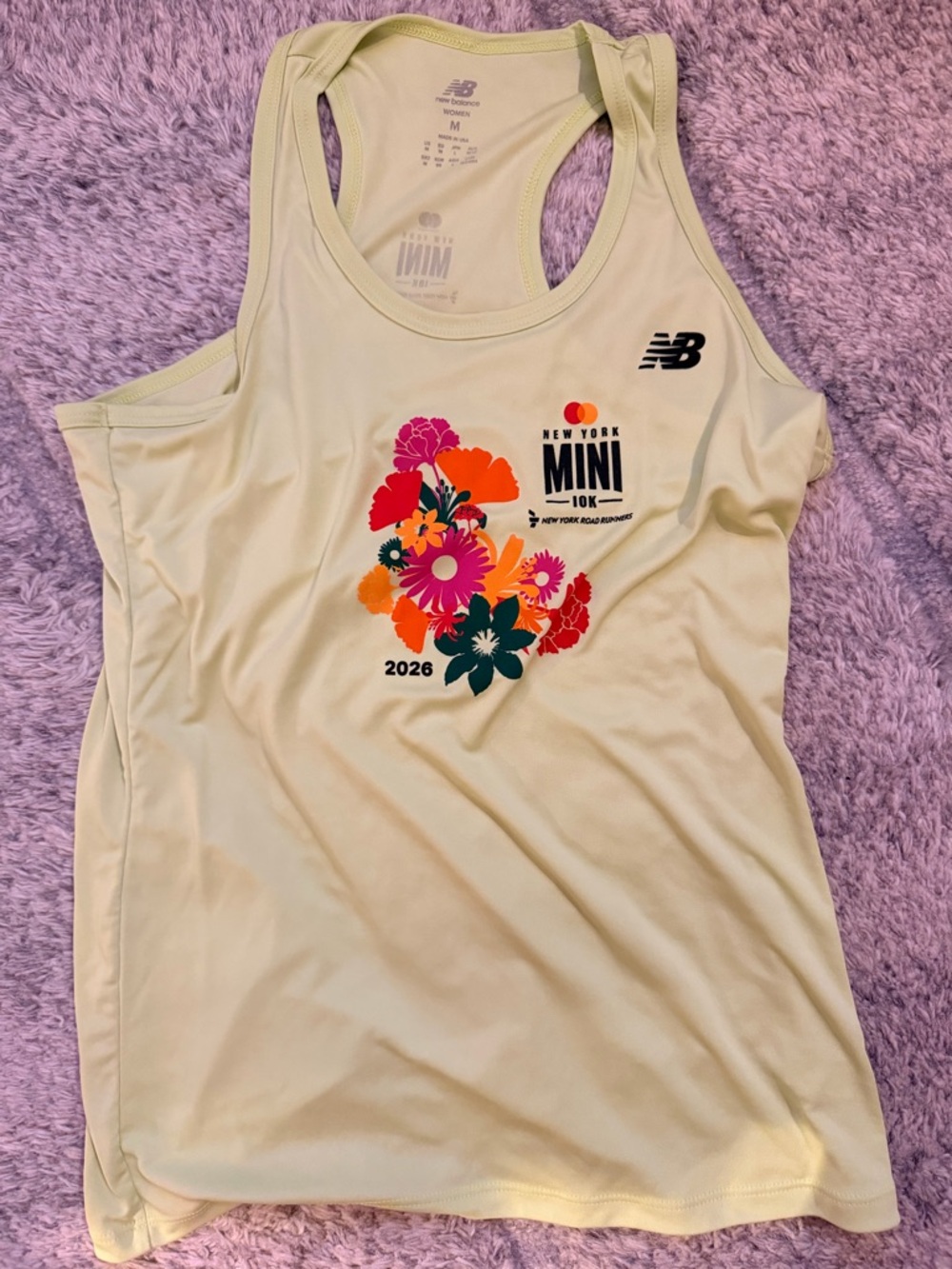 Mini 10k 2026 singlet NWT